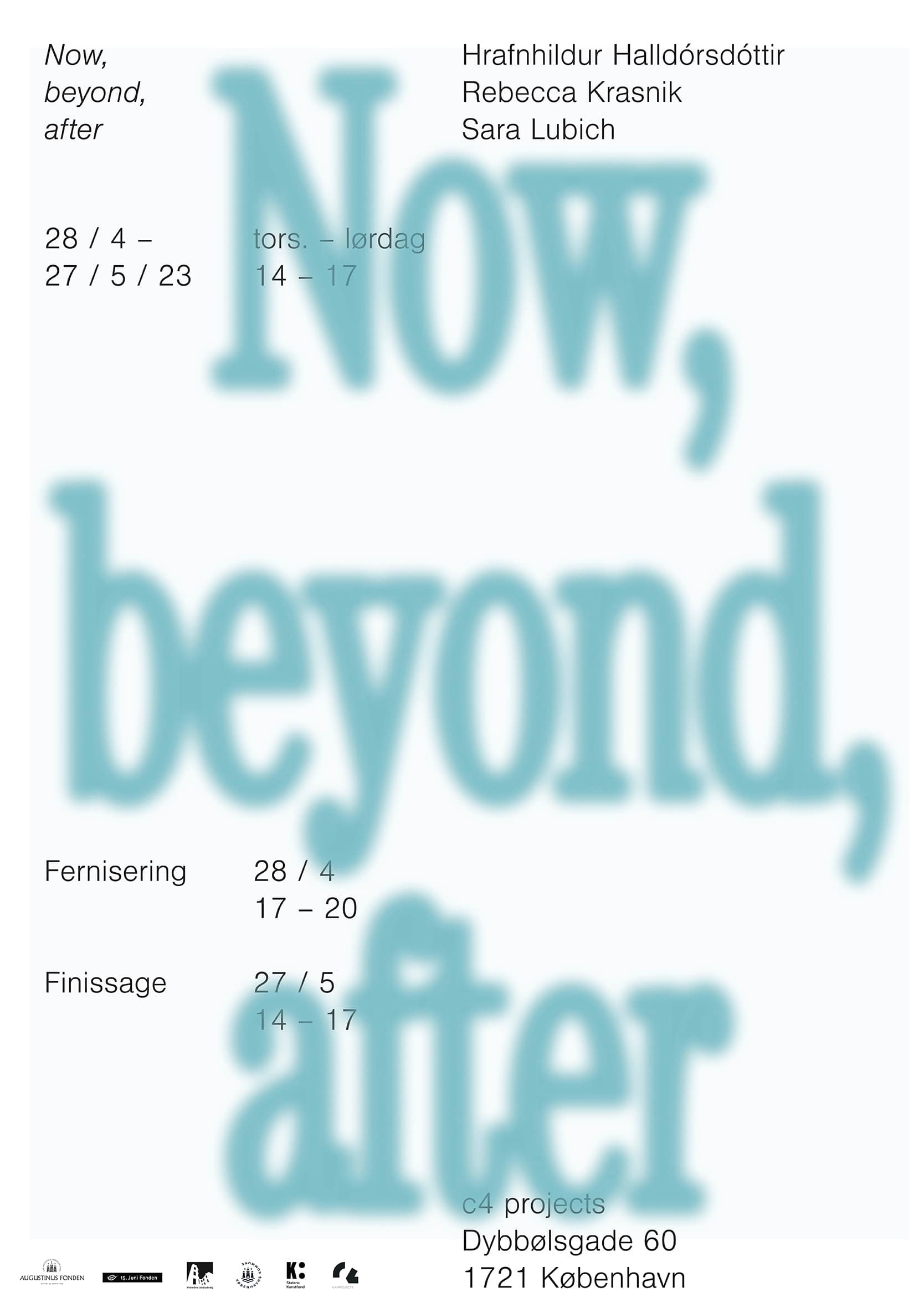 Now, beyond, after poster